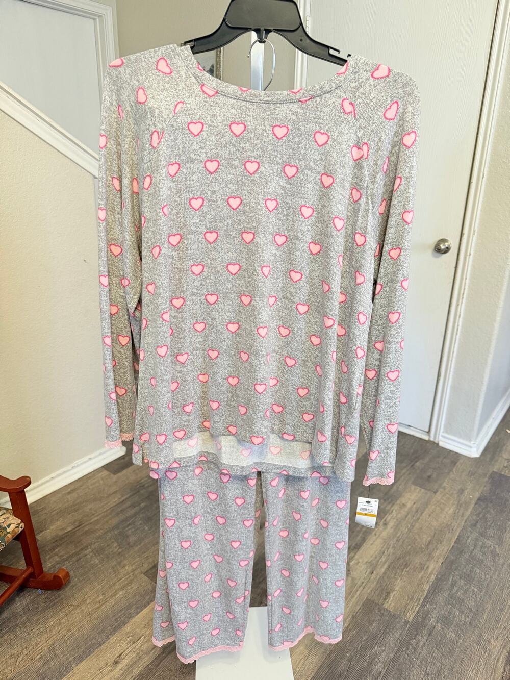 40 Winks Heart Pajama Set Size 3X NWT